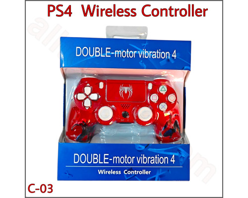 Бездротовий контролер Double-motor vibration для PS4, C-03 (Spider-Man)