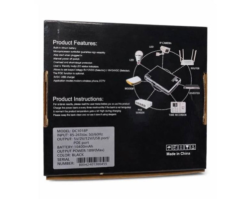 UPS (ДБЖ) для роутера і GPON термінала Voltronic DC1018P (18W)